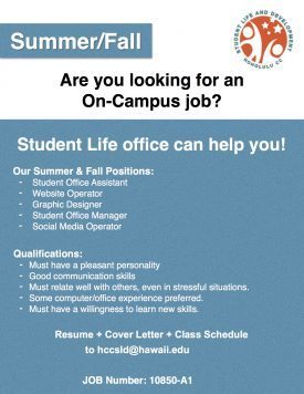 Student Life and Development Job Opportunities