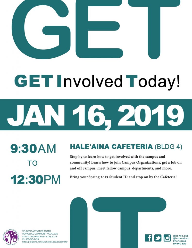 GET IT- Get Involved Today