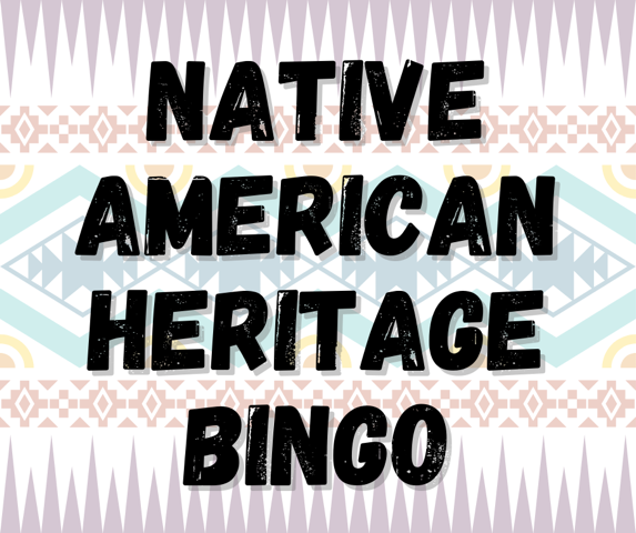 Native American Heritage Bingo