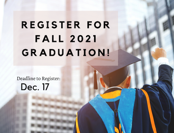 Register for Fall 2021 Graduation