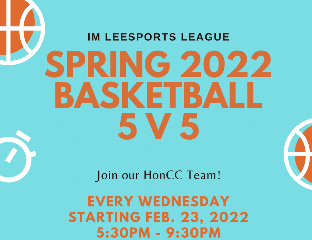 IM LeeSports League HonCC Basketball Team