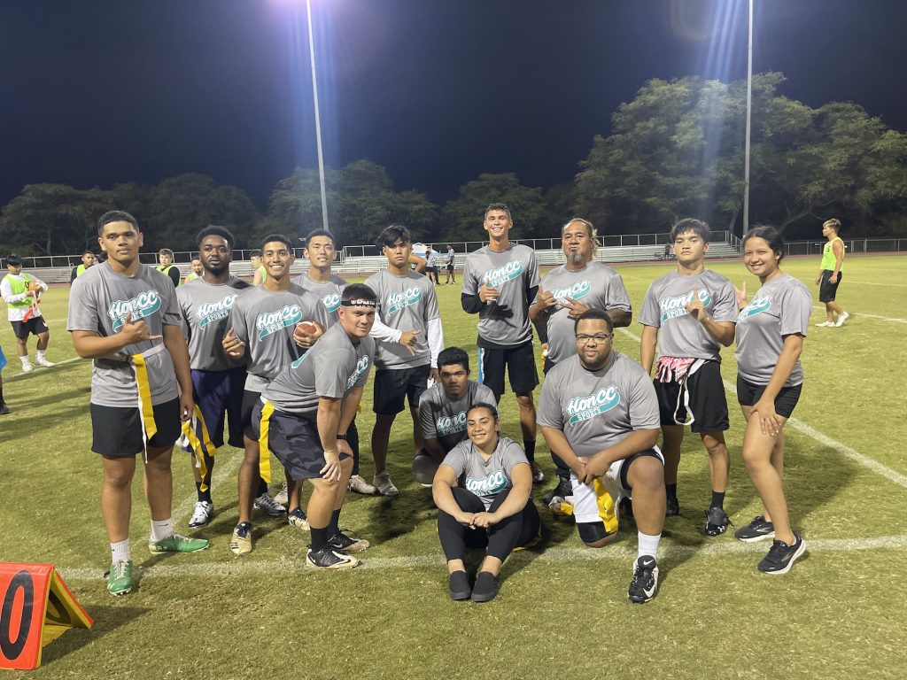 intramural flag football team wallabies