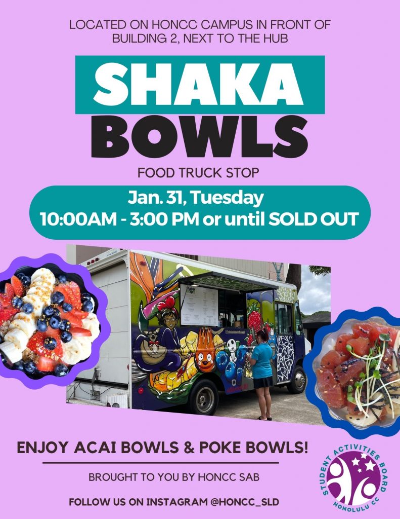 Food Truck Acai Bowls and Poke Bowls