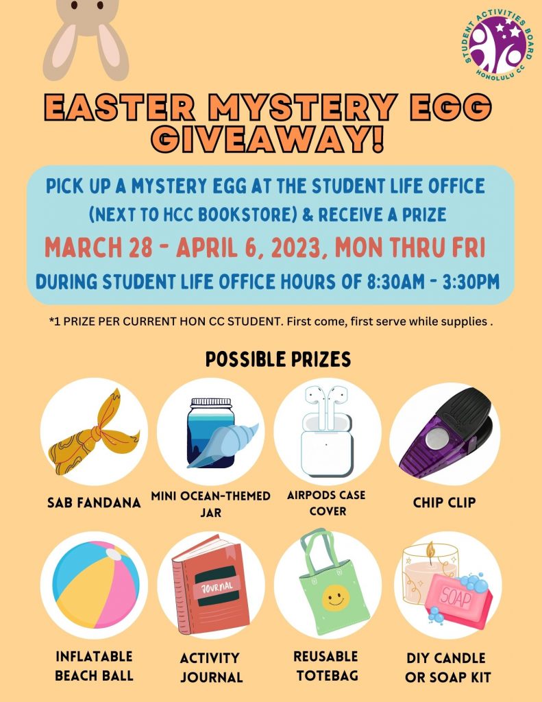 Open a mystery egg and get a PRIZE