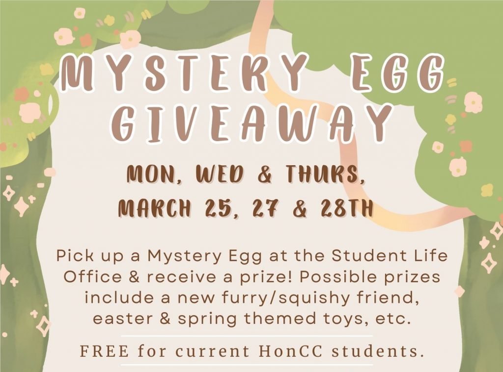 MYSTERY EGG GIVEAWAY
