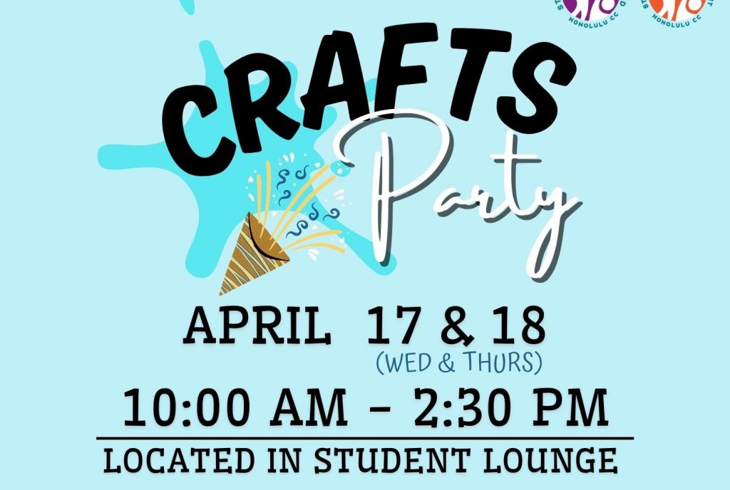 CRAFTS PARTY Apr17-18